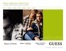 Tablet Screenshot of bollag-guggenheim-fashiongroup.ch